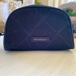 Vera Bradley classic black cosmetic case